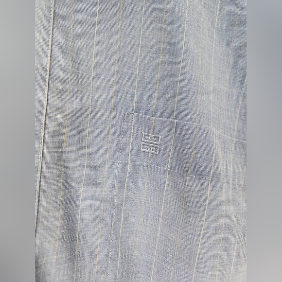 🔹️Givenchy - Blue Dress Shirt - Size 16 - Picture 6 of 11